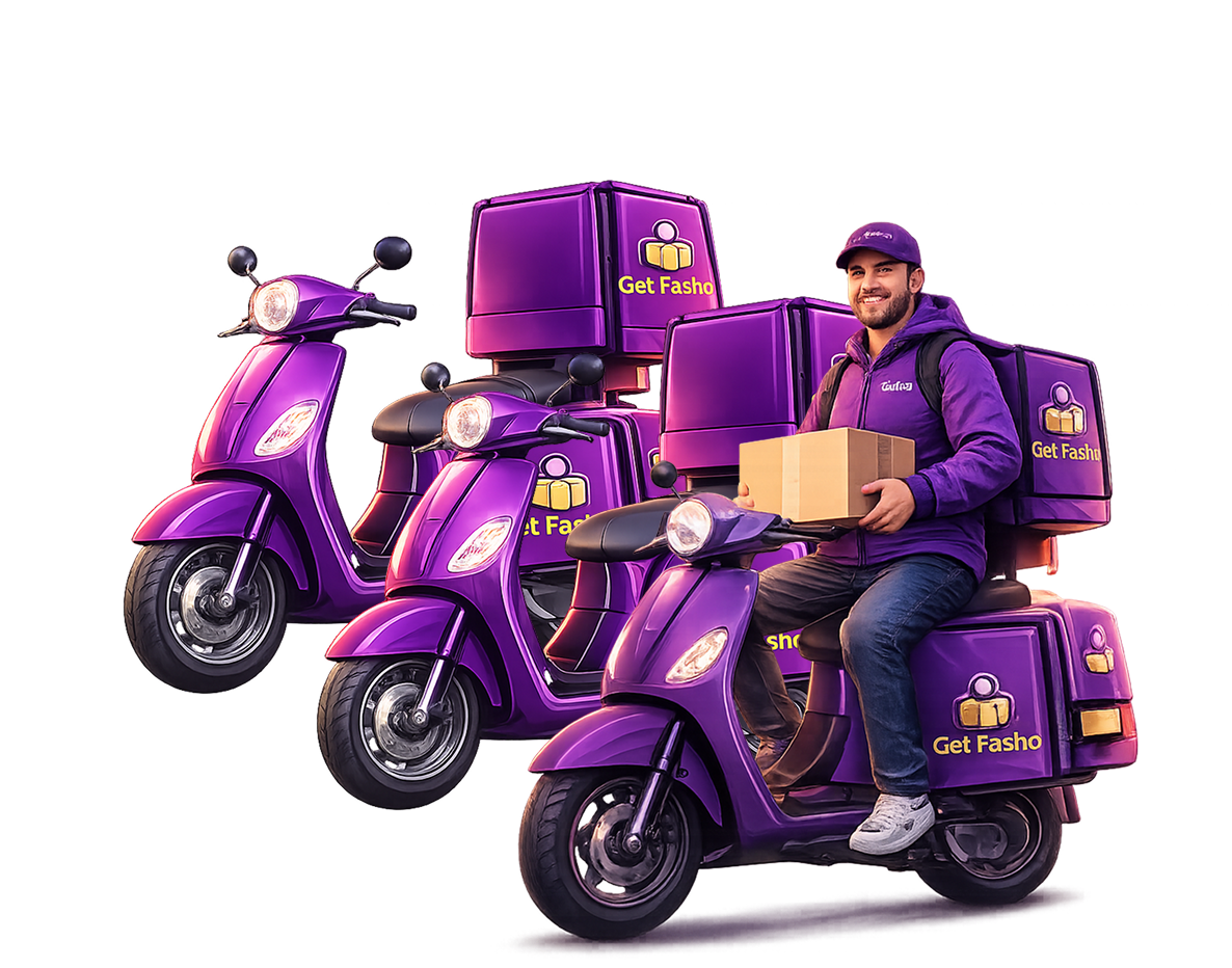 Bezorgers op scooters